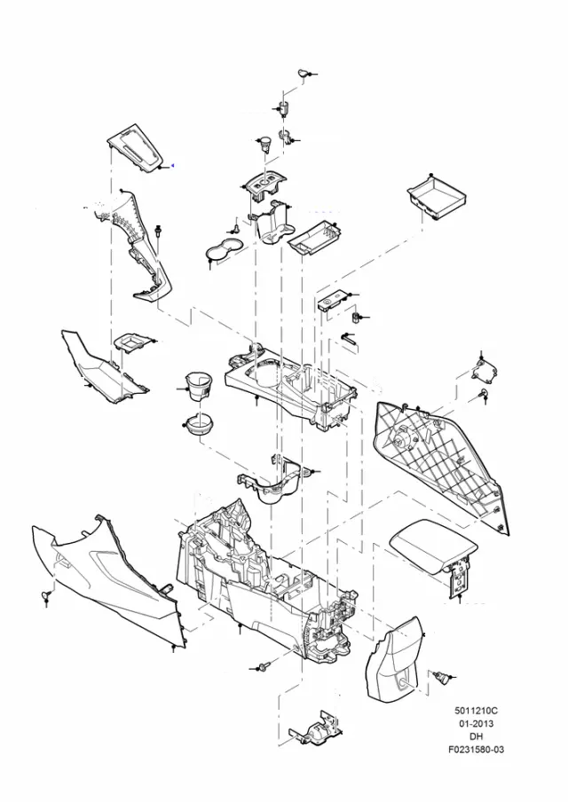 CM5Z14D694A - Body: Seat Heat Switch for Ford Image