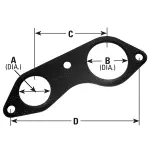 9285 - : Exhaust Pipe Flange Gasket for AP Exhaust Image