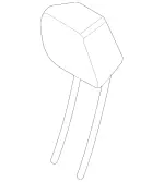21297009508N54 - Body: Headrest for Mercedes-Benz Image