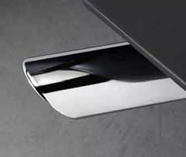 8C3Z5K238A - Exhaust: Chrome Exhaust Tip for Ford: F-250 Super Duty, F-350 Super Duty, F-450 Super Duty, F-550 Super Duty Image