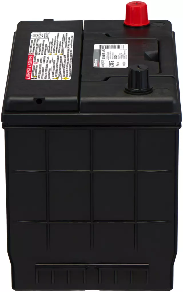 24FS - Electrical, Charging and Starting: Battery for Acura: CL, Legend, MDX, NSX, RLX, TL, TSX, ZDX | Ford: E-150 Econoline, E-150 Econoline Club Wagon, E-250 Econoline, E-250 Econoline Club Wagon, E-350 Econoline, E-350 Econoline Club Wagon, LTD | Honda: Accord, Accord Crosstour, Crosstour, Passport, Pilot, Prelude, Ridgeline | INFINITI: G20, G35, I30, I35, Q45 | Isuzu: Amigo, Axiom, Oasis, Rodeo, Rodeo Sport | Kia: Sedona | Lexus: ES300, ES330, ES350, GS300, GX460, LS400, LS430, NX200t, NX300, RX300, RX330, RX350, RX350L, SC300 | Mazda: 3, 929, B2600, CX-7, CX-9, Millenia, MPV, RX-7, RX-8 | Mercury: Grand Marquis, Villager | Mitsubishi: Montero, Outlander | Nissan: 200SX, 300ZX, Altima, Axxess, Frontier, Maxima, Murano, NX, Pathfinder, Pulsar NX, Quest, Sentra, Stanza, Xterra | Pontiac: Vibe | Scion: tC, xB | Suzuki: Equator, Grand Vitara | Toyota: 4Runner, Avalon, Camry, Celica, Corolla, FJ Cruiser, Highlander, Land Cruiser, Matrix, MR2, Pickup, Previa, RAV4, Sequoia, Sienna, Solara, Supra, T100, Tacoma, Tundra, Venza Image