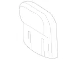 20997015508J38 - Body: Headrest for Mercedes-Benz Image