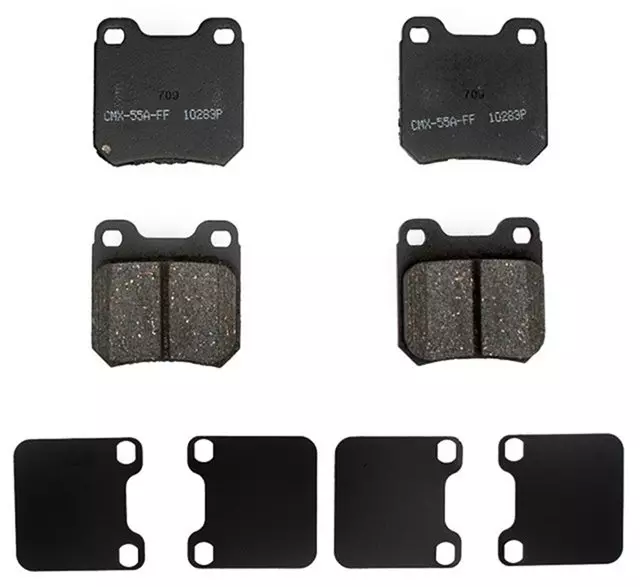 17D709AC - Brake: Rear Brake Pad Set for Saab: 9-3, 900 | Saturn: L100, L200, L300, LS, LS1, LS2, LW1, LW2, LW200, LW300 Image