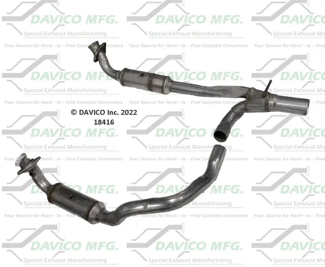 18416 - Exhaust: Direct Fit Catalytic Converter for DAVICO CONVERTERS Image