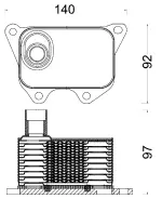 CLC185000S - : Engine Oil Cooler for Behr Image