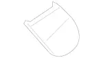 20491836308N84 - : Cover, Backrest Adjust for Mercedes-Benz Image