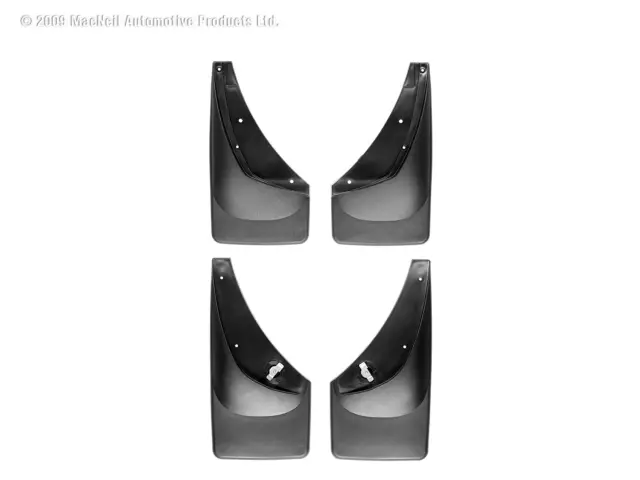 110006120006 - Accessories: Black MudFlap No-Drill DigitalFit® MudFlap Kit for WeatherTech Image