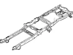 GC3Z5005C - Body: Frame Assembly for Ford: F-250 Super Duty, F-350 Super Duty Image