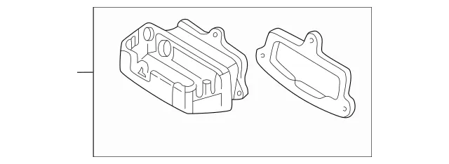 2025400167 - Electrical Equipment and Instruments: Cable Trough for Mercedes-Benz: C220, C230, C280, C43 AMG, CLK430 Image image