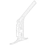 2166301210 - Side Panels: A-Pillar for Mercedes-Benz Image