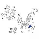 7L1Z78613D60A - Body: Latch for Ford: Expedition | Lincoln: Navigator Image