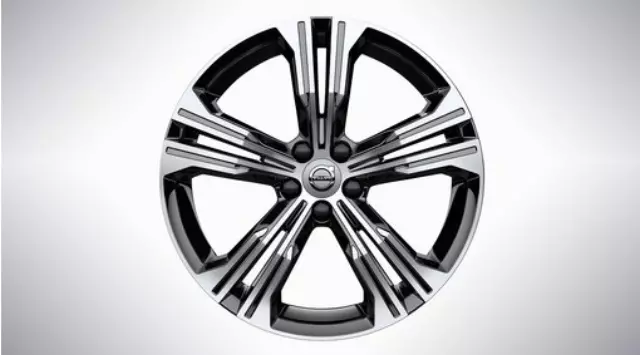 31471556 - Suspension: 19-inch 5-Double Spoke Black Diamond Cut Alloy for Volvo Image