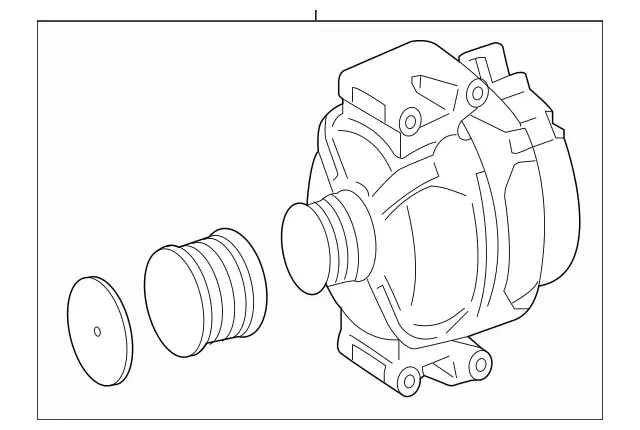 9067703 - : Three-Phase Alternator for Mercedes-Benz: C350e Image