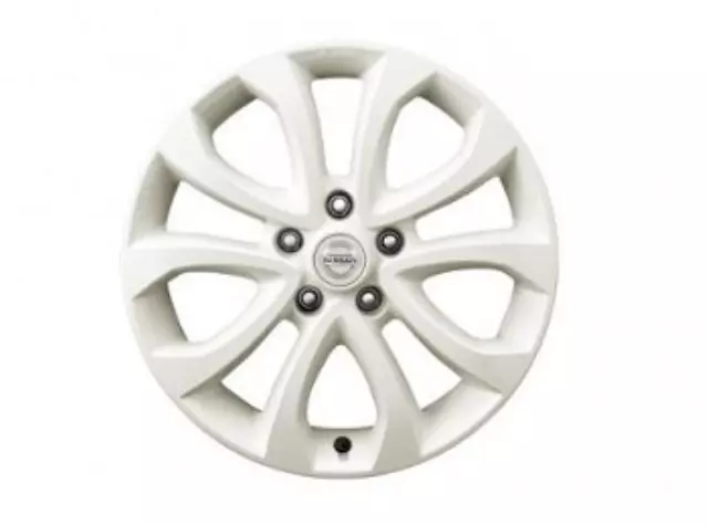 999W163QAB - Wheels: 17inch Alloy Wheel - Full White W/ Center Cap for Nissan Image