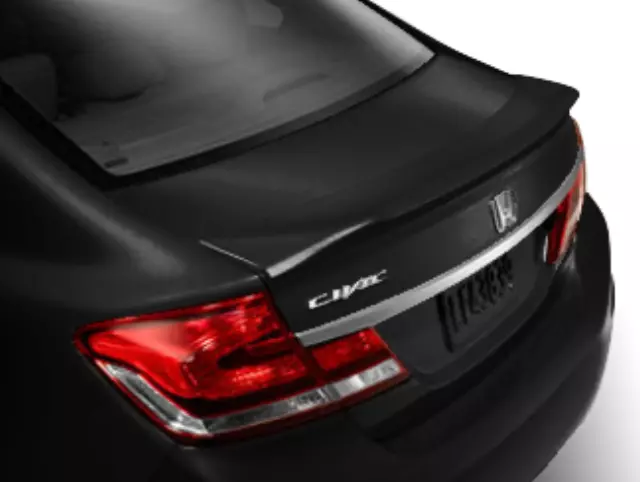 8F10TR0160A - Exterior: Decklid Spoiler - Sedan - Crystal Black Pearl for Honda: Civic Image