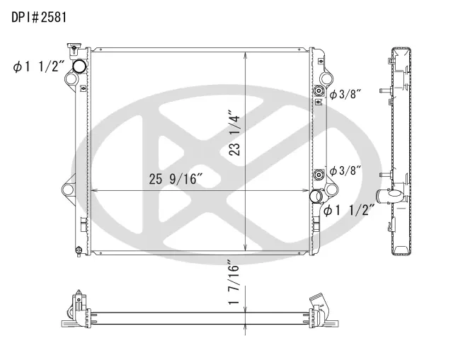 A2581 - : Koyorad Radiator for Koyo Image