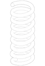 2533242304 - : Helical Spring for Mercedes-Benz Image