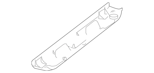 21675001939051 - Body: Handle Panel for Mercedes-Benz Image