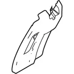 9L3Z1825505CA - Body: Window Molding for Ford: F-150 Image