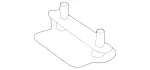 2214920130 - Exhaust System: Protective Metal Sheet for Mercedes-Benz Image
