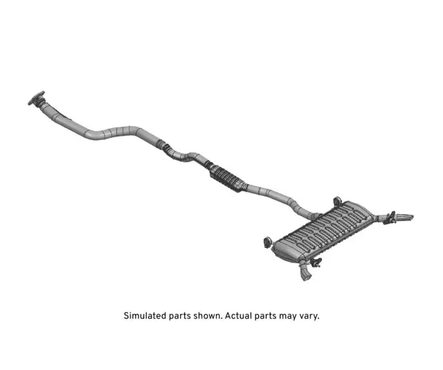 84405079 - : Muffler &amp; Pipe Assembly for Cadillac: CTS Image