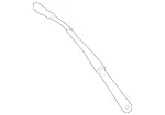 2518200144 - : Wiper Arm for Mercedes-Benz: R320, R350, R500 Image