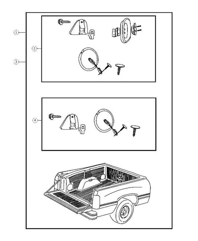 Over Rail Bedliner Kit - Mopar (82211292)