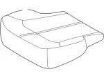 DA1Z7862901BE - : Cover Assembly Seat Cushion for Ford Image
