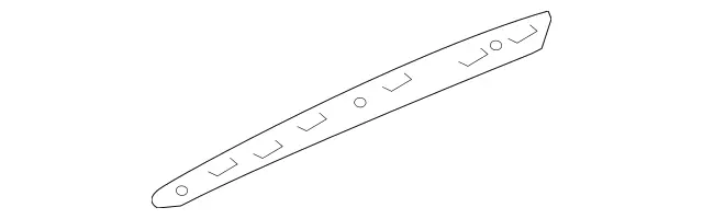 16472047227H85 - Body: Lower Molding for Mercedes-Benz Image