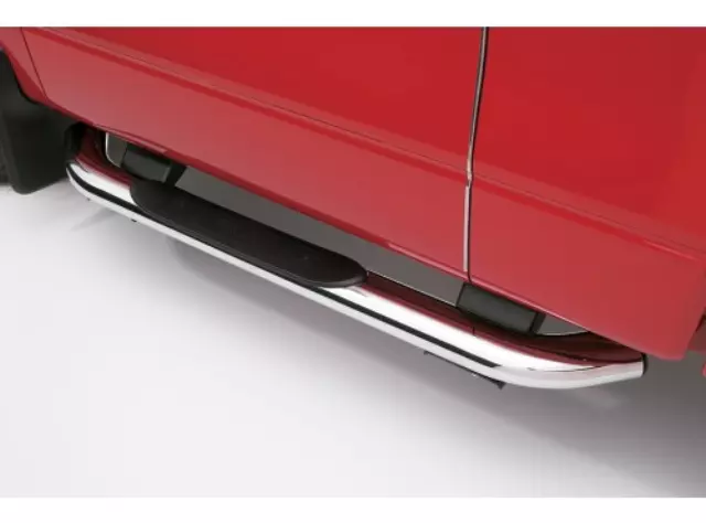 4 Chromed Aluminum Step Bars - Reg Cab - Ford (4L3Z-16450-KAC)