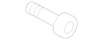 9907715 - Rear Seat: Cylinder Fit Screw for Mercedes-Benz Image