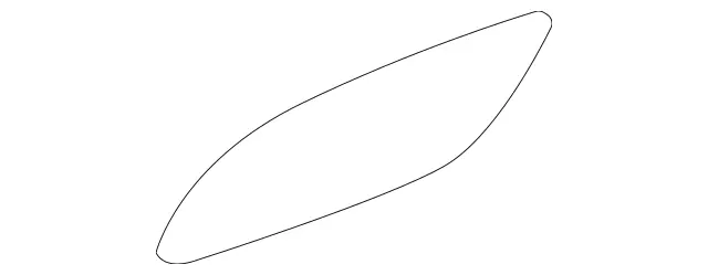 1908856700 - Trunk Lid: Side Spoiler for Mercedes-Benz: AMG GT, AMG GT Black Series, AMG GT C, AMG GT S Image