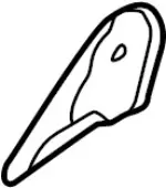 8745649U10 - Body: Recline Cover for Infiniti Image