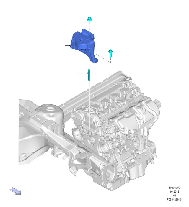 W706992S442 - Engine: Engine Mount Stud for Ford Image