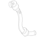 1674900005 - Exhaust System: Exhaust Gas Line, Front for Mercedes-Benz Image