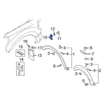 LC3Z17K833BAPTM - Body: End Cap Molding for Ford: F-450 Super Duty Image