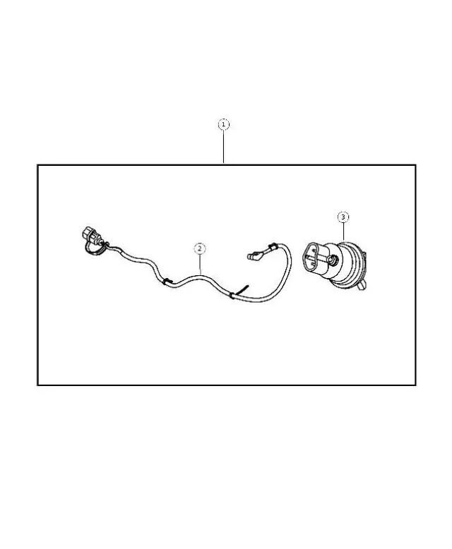4801618AA - Mopar Accessories - Component Parts: Engine Block Heater Cord for Jeep: Wrangler Image