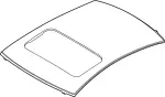 G31004GAAB - Body: Roof Panel for INFINITI: Q50 Image