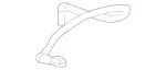 2538000000 - Heating and Ventilation: Hose Line for Mercedes-Benz Image