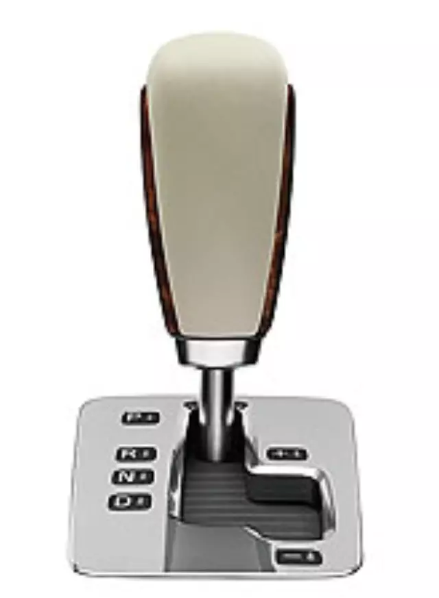 Leather Gearshift Knob W/Wood Inlay - Volvo (30756901)