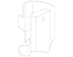 119886478 - Covering and Lining: Clamp for Mercedes-Benz Image