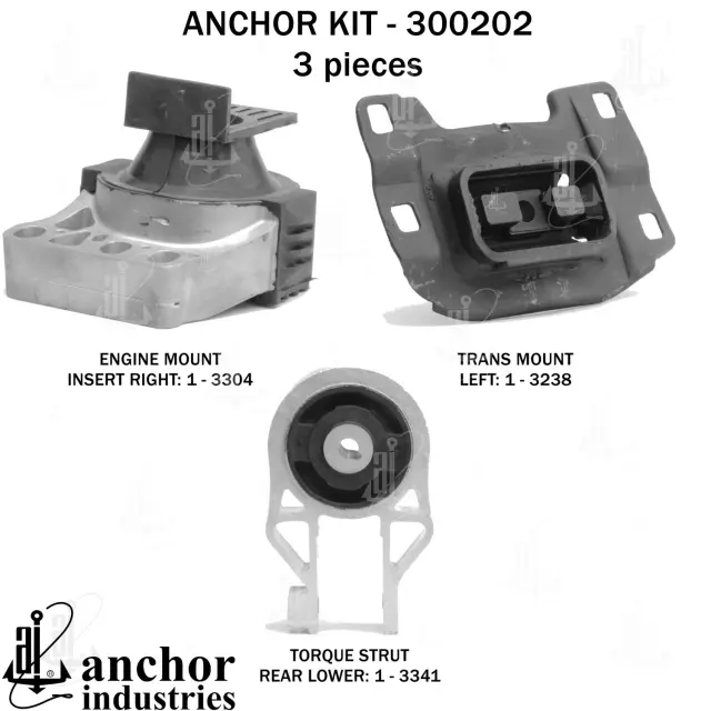 300202 - Engines &amp; Components: Anchor Engine Mount Kit for Anchor Image