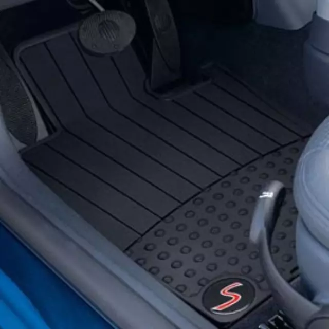 82550306793 - Interior: Rubber Floor Mats Cooper S - Front for Mini: Cooper Image