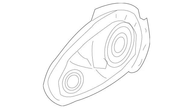 2308203102 - Electrical System: Speaker for Mercedes-Benz: SL500, SL55 AMG, SL550, SL600, SL63 AMG, SL65 AMG Image image