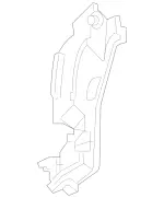 1568880138 - Attachment Parts: Airflow Serration for Mercedes-Benz Image image