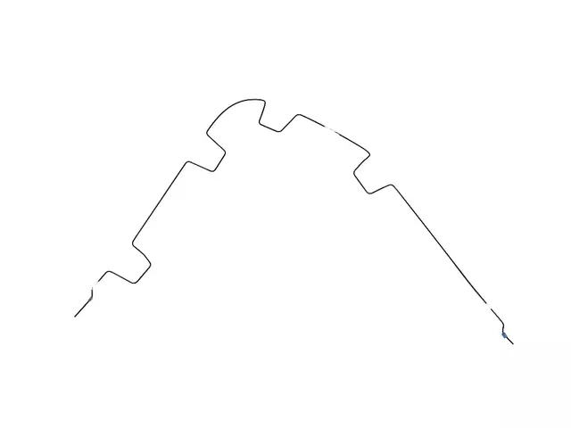 Brake Tube, Right Rear - Mopar (68328124AA)