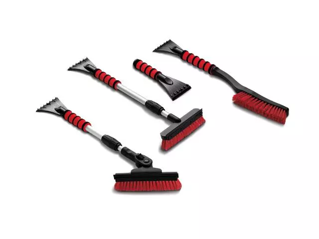 2008-2017 Audi - Red & Black Snowbrush W/Rubber Seal & Swivel - Audi (80A-096-010-C)