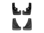 110135120189 - : Black MudFlap No-Drill DigitalFit® MudFlap Kit for WeatherTech Image