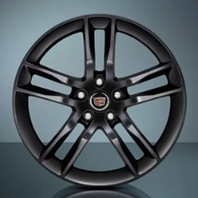19 Wheel, Front, 5 Split Spoke, Gloss Black - GM (19300914)