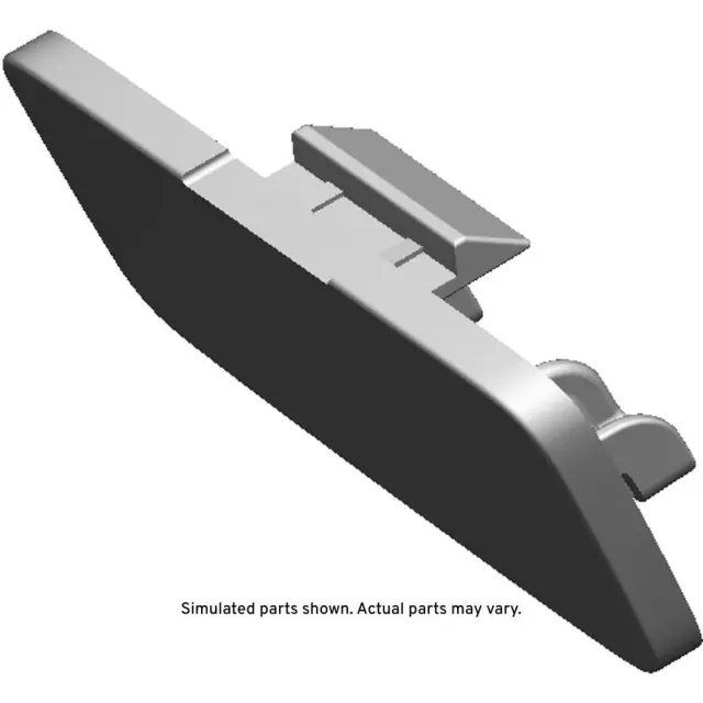 23384687 - Unclassified: Light Ash Gray Passenger Side Body Lock Pillar Upper Trim Panel Bolt Cap for GM Image